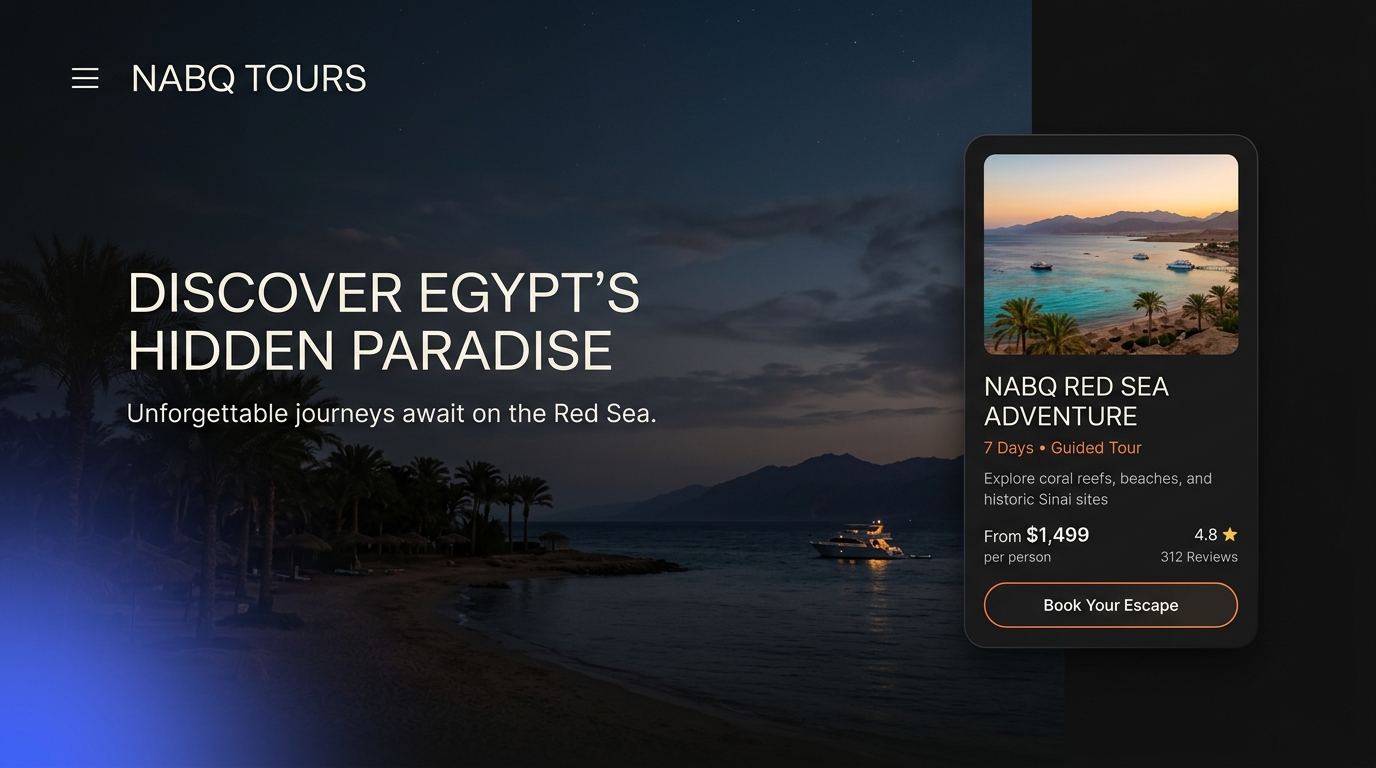 Nabq Tours — حجز الرحلات السياحية